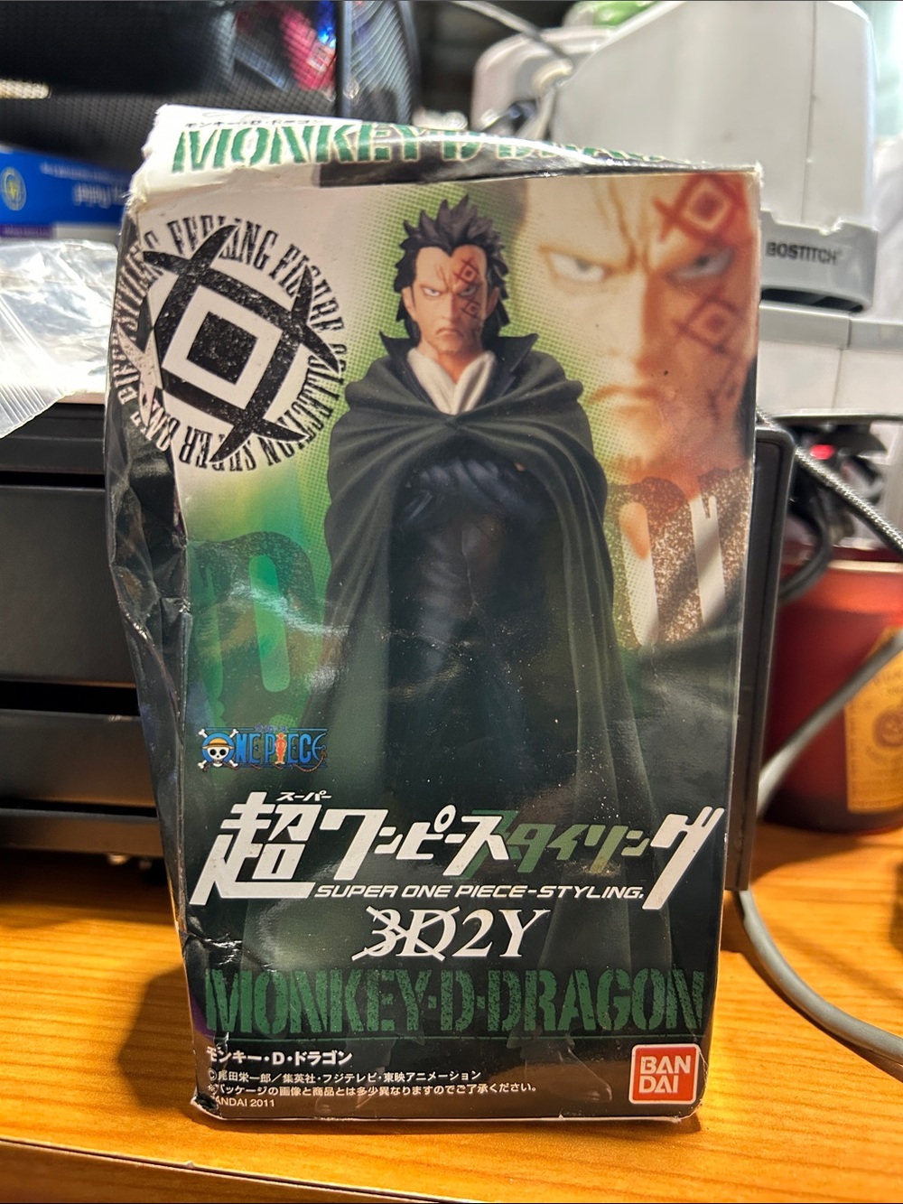 Bandai One Piece Monkey D. Dragon Action Figure - Black & Green